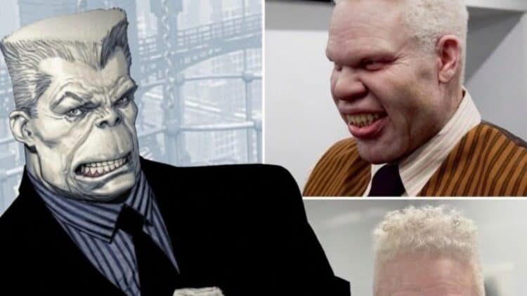 New behind-the-scenes images from Spider-Man: Brand New Day reveal Marvin Jones III's live-action Tombstone look, shared by the film's Oscar- and BAFTA-winning prosthetic makeup artist.