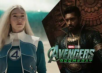 A new Avengers: Doomsday leaked behind-the-scenes image reportedly shows Namor and Sue Storm preparing to take flight, with Sue holding onto Namor.