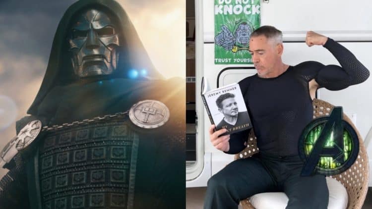 Robert Downey Jr. used partial motion capture and digital enhancements to bring Doctor Doom to life in Avengers: Doomsday, the Russo Brothers reveal.