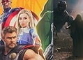 New Avengers: Doomsday promotional art features Doctor Doom, Thor, Sue Storm, and Captain America, alongside the film's Cheetos collaboration.