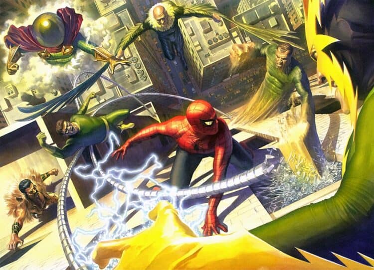 New concept art from Sony's canceled Sinister Six movie has surfaced online. The artwork offers a fresh look at the planned Spider-Man spin-off featuring Andrew Garfield's universe.