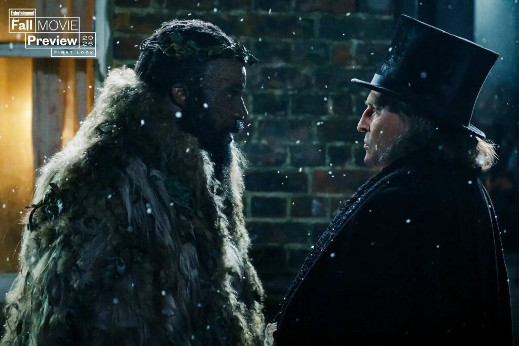 New first-look images from Ti West’s Ebenezer reveal Johnny Depp as Scrooge alongside Ian McKellen, Tramell Tillman, and Rupert Grint.