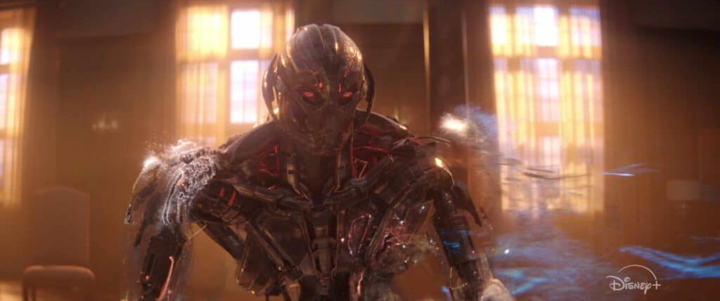 Marvel’s VisionQuest trailer reveals Paul Bettany’s Vision in hiding and James Spader returning as Ultron in human and robotic forms.