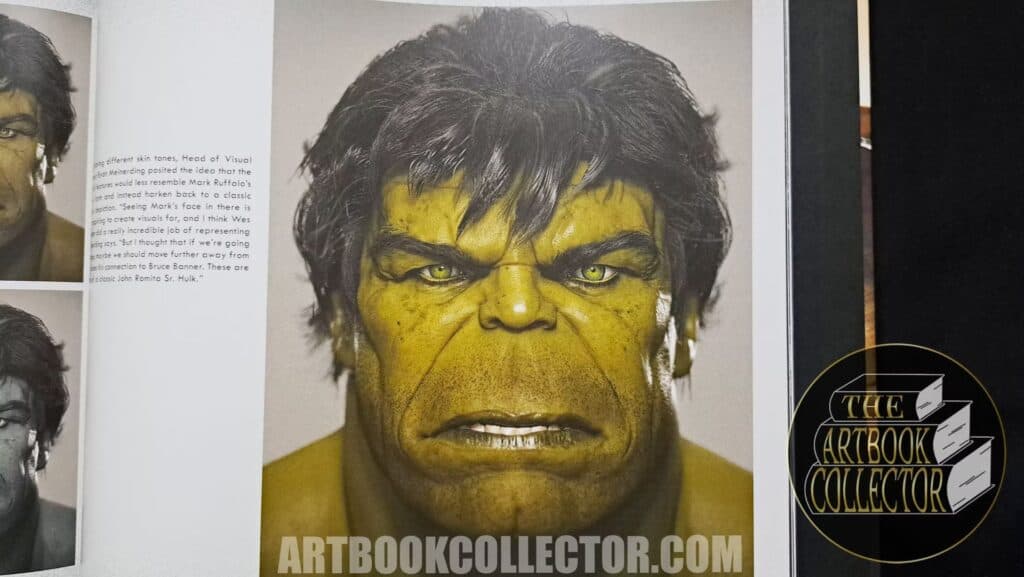 New concept art featuring alternative looks for Savage Hulk, Smart Hulk, and Bruce Banner