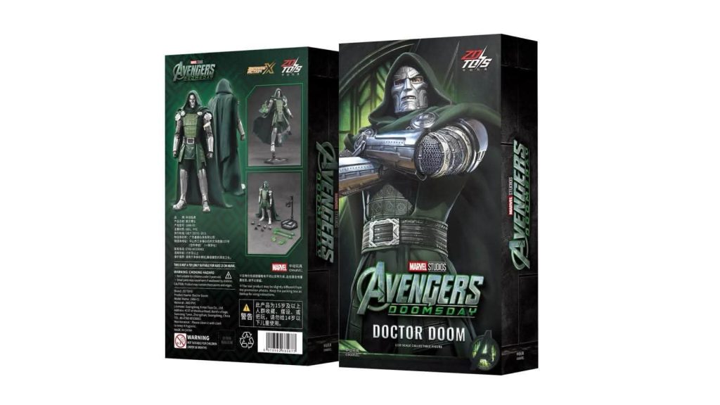 ZD Toys’ Bucky Barnes (Sebastian Stan) and Doctor Doom (Robert Downey Jr.) figures