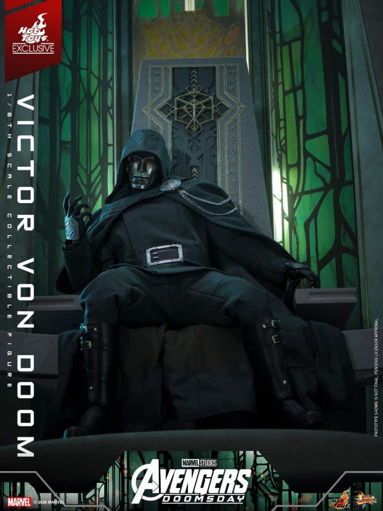 A new “Victor Von Doom” figure was just revealed by Hot Toys, complete with a new mask.