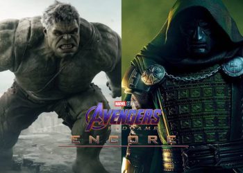 Avengers: Endgame – Encore reportedly features a new scene between Mark Ruffalo’s Hulk and Robert Downey Jr.’s Doctor Doom that connects to Avengers: Doomsday.