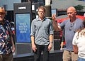 Dexter: Resurrection Season 2 is filming in Times Square, with Michael C. Hall, Uma Thurman, and director Marcos Siega spotted on set.