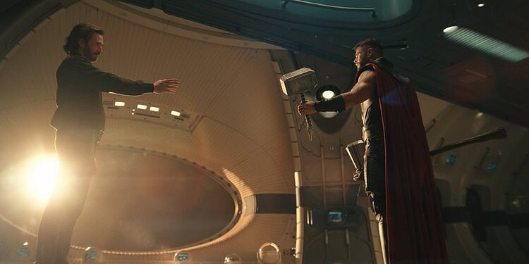 Steve Rogers and Thor