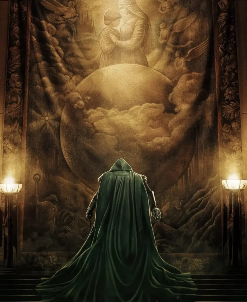 Marvel reveals the official Avengers: Doomsday description for Doctor Doom, highlighting his mastery of sorcery, technology, and his connection to Reed Richards.