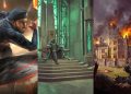 New Avengers: Doomsday promotional art from Marvel Snap showcases a destroyed X-Mansion, Doctor Doom on his throne, John Walker, and a world-threatening incursion.