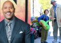 Dwayne Johnson looks unrecognizable as the 70-year-old Chicken Man in Lizard Music. Makeup artist Kazu Hiro spent hours transforming his appearance.