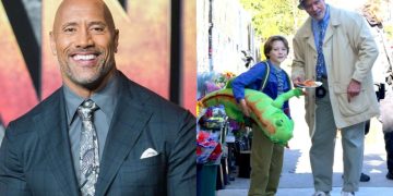Dwayne Johnson looks unrecognizable as the 70-year-old Chicken Man in Lizard Music. Makeup artist Kazu Hiro spent hours transforming his appearance.