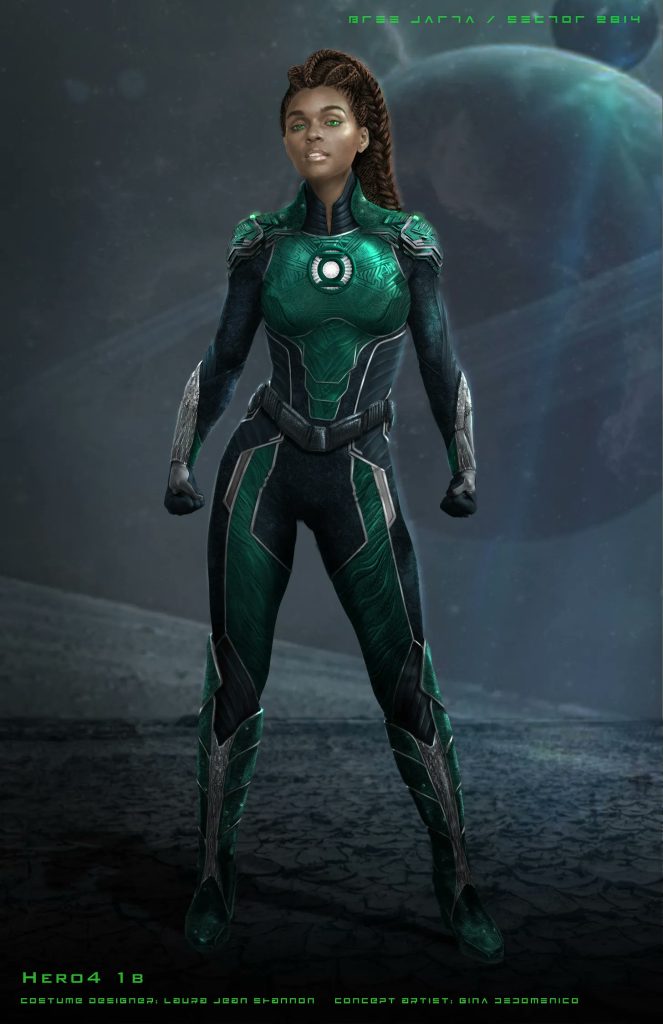 This is the costume design by Laura Jean Shannon for a new character we had created for the series.